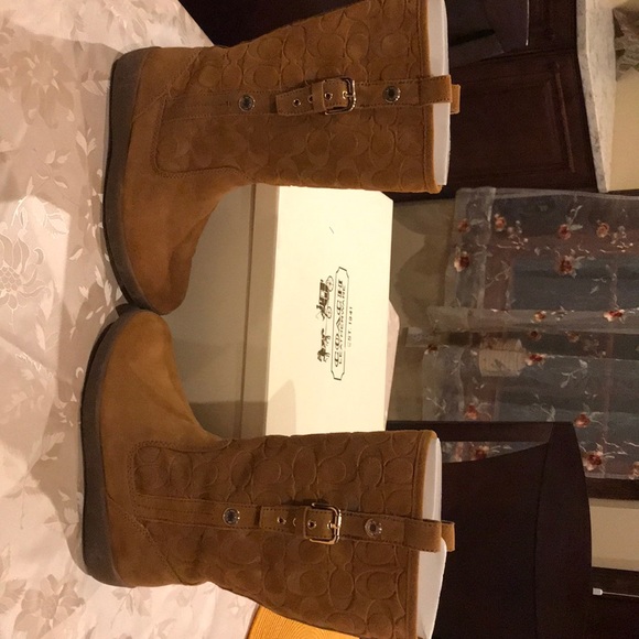 Coach suede tulip boot - Picture 5 of 6
